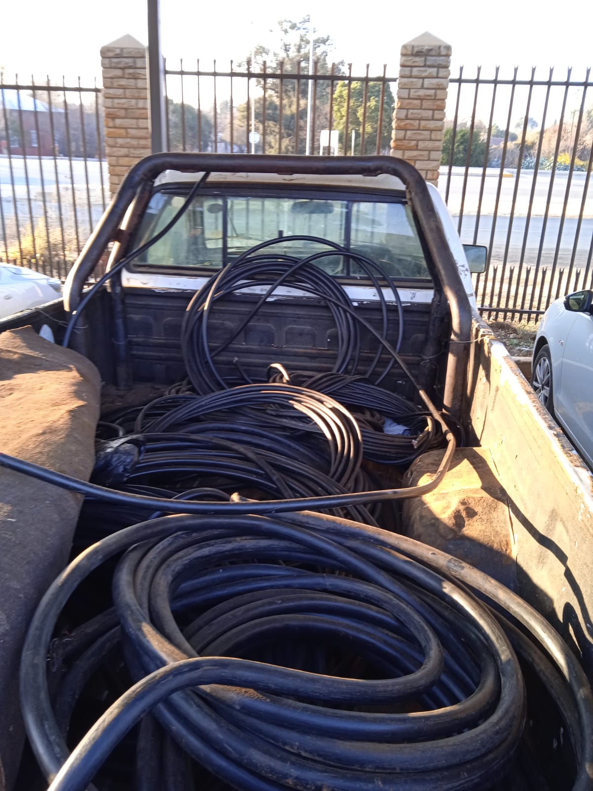 Cable theft suspect in court, four on the run