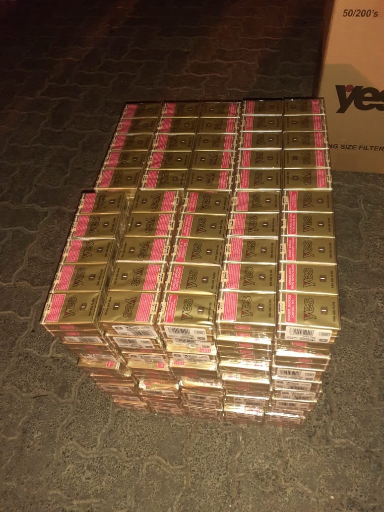 Suspects arrested with illicit cigarettes