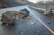 Motorists warned of Rockfalls at the Barkly Pass.