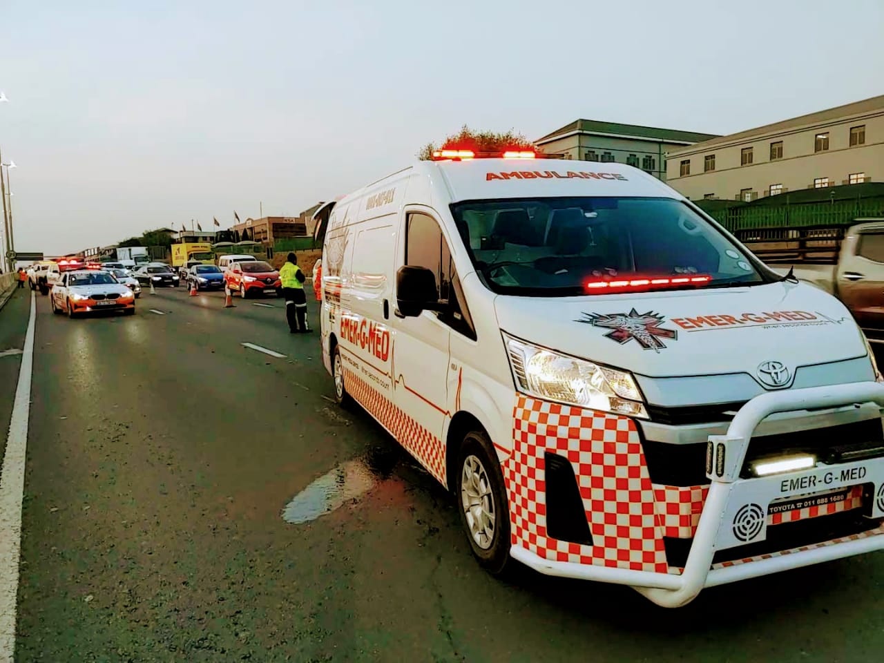 One injured in a road crash at Buccleuch