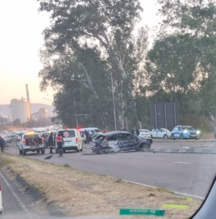 Multiple vehicle collision in Tshwane