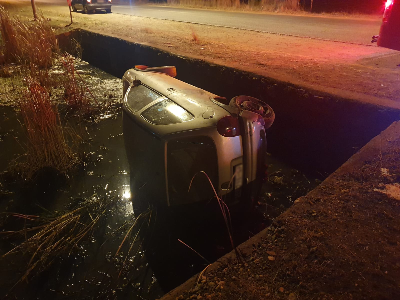 One person injured in a collision at Putfontein