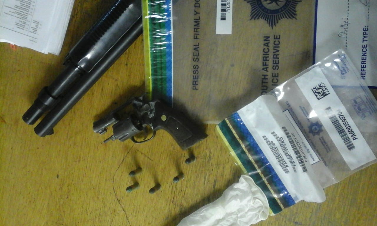 Suspects disarmed and arrested by SAPS