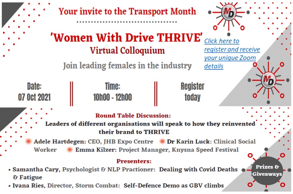 MasterDrive to host their fourth Woman with Drive event since its beginnings in 2017