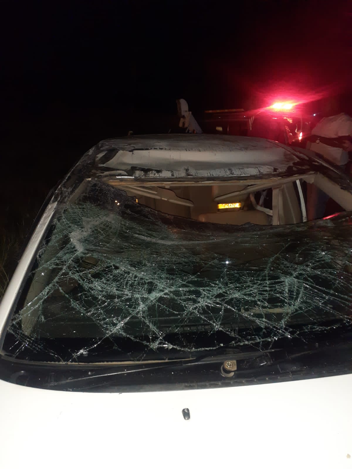 Fortunate escape from injury in a road crash on the N3 South bound between Harrismith and Montrose