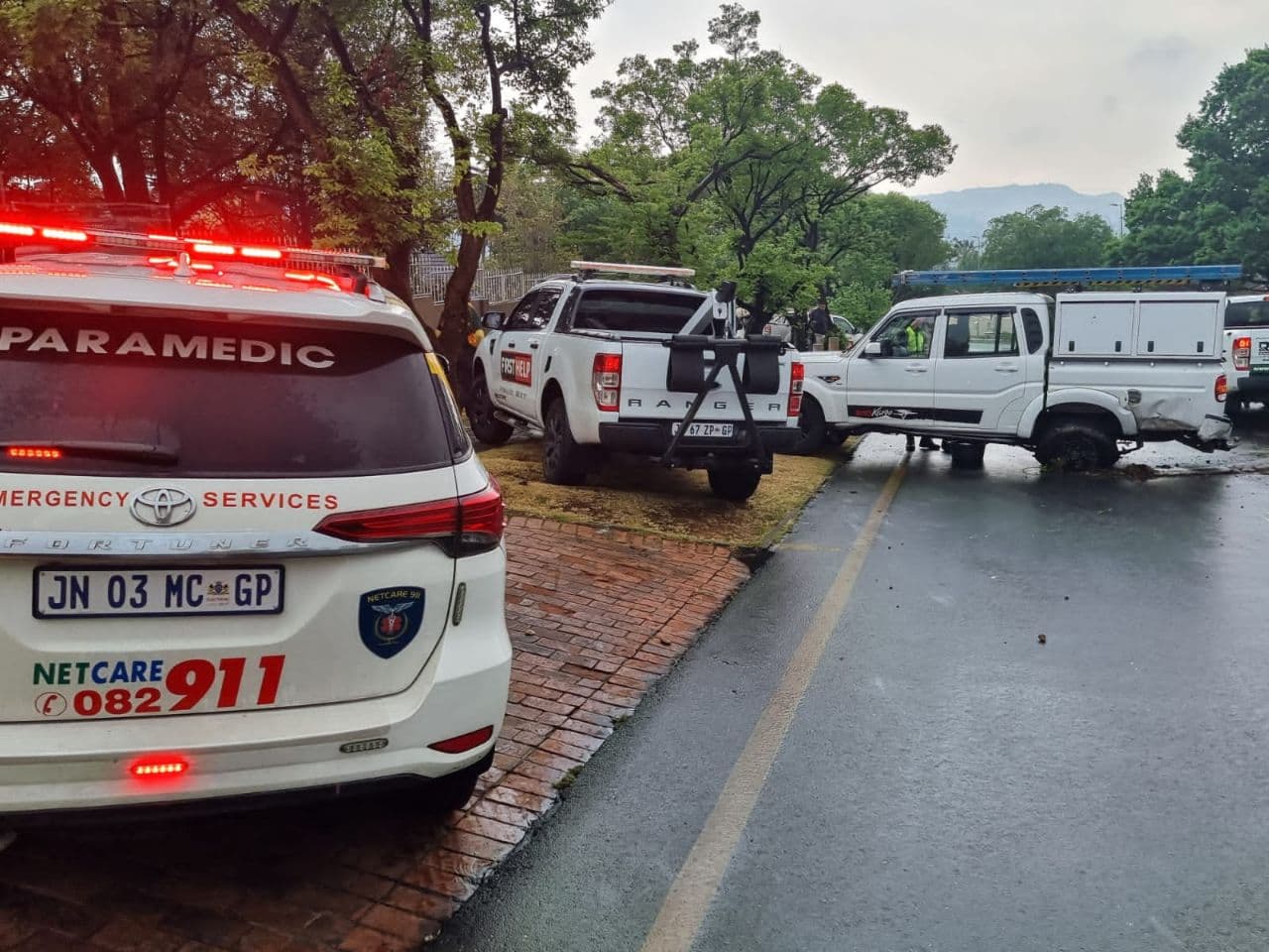 Johannesburg: One injured in collision in Mondeor