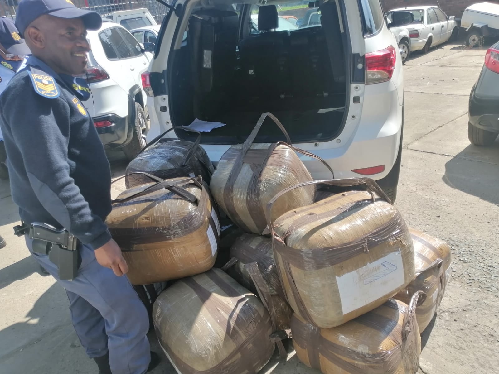 Intelligence driven operation yields positive results, suspect nabbed with dagga estimated at about R330 000