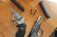 Suspect arrested for possession of unlicensed firearms and ammunition