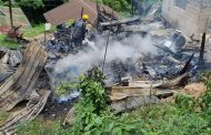 Wood and iron home guttered in a fire in Waterloo