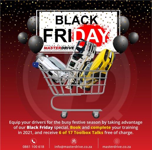 Black Friday promotion with MasterDrive
