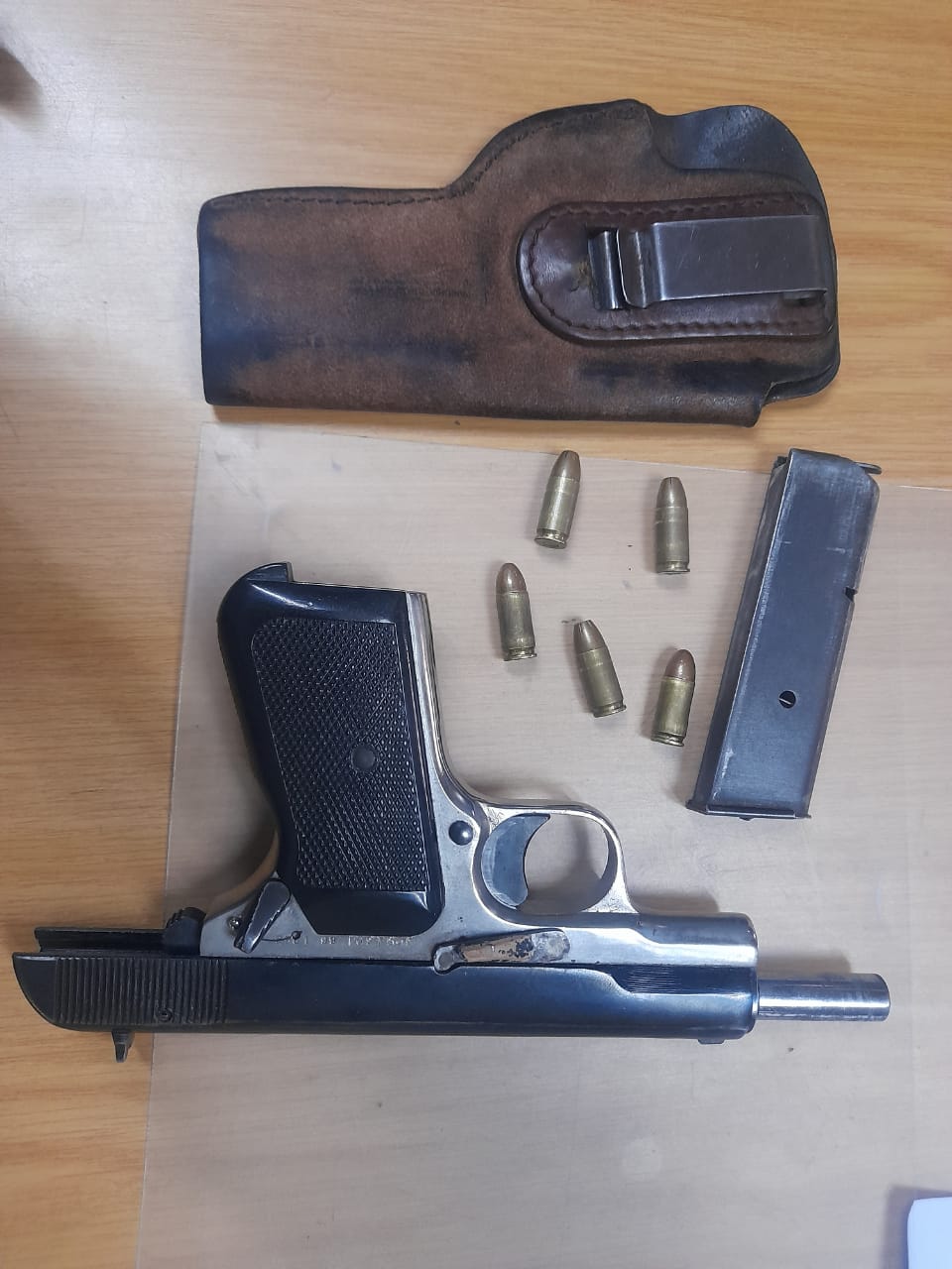 Intelligence driven operation leads to arrest and seizure of unlicensed firearm and ammunitions
