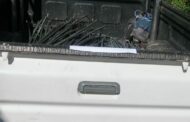 Alert members recover copper cables and arrest two suspects.