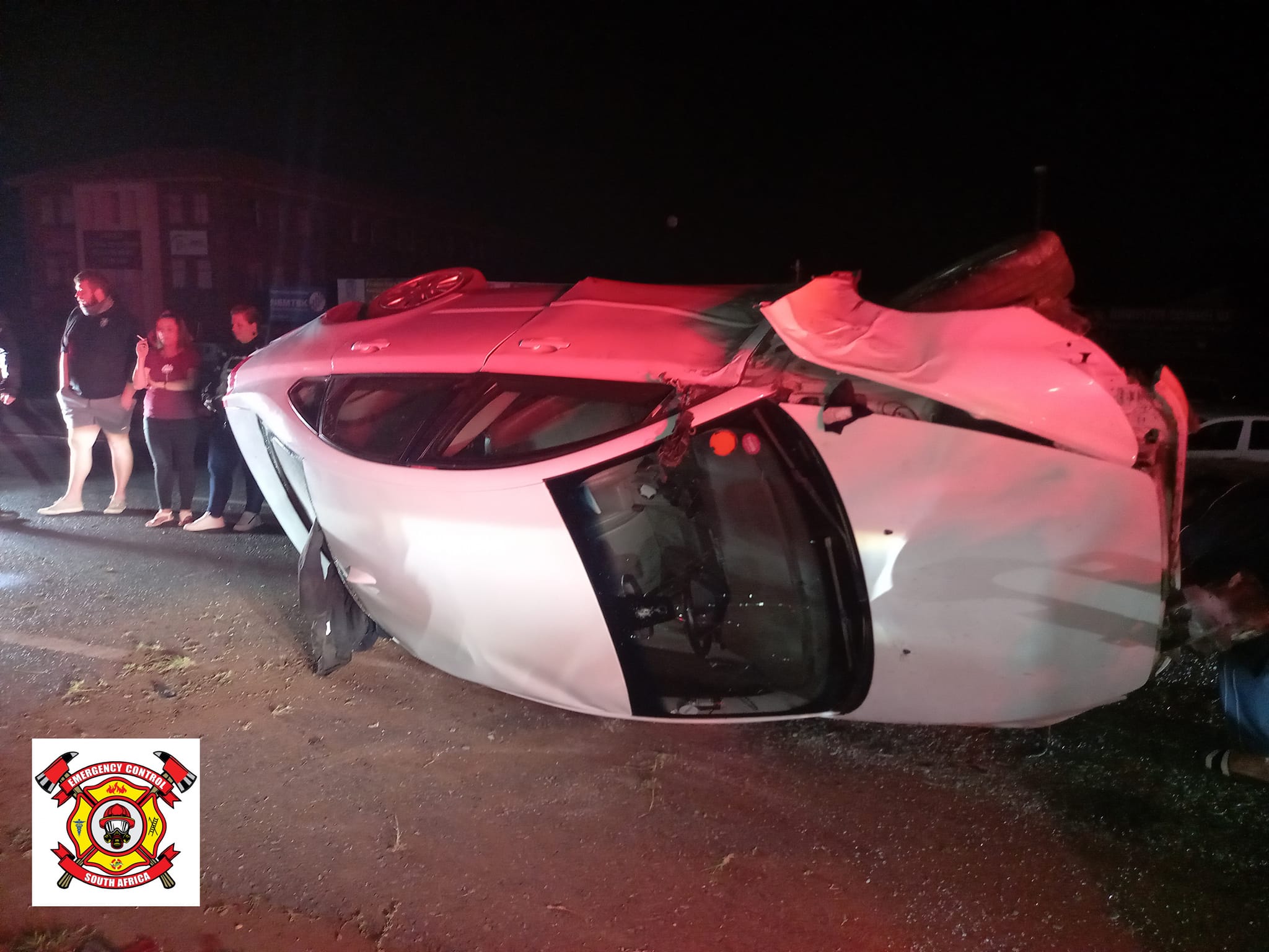 Four injured in a Motor Vehicle Crash on Ontdekkers Road in Horizon View.