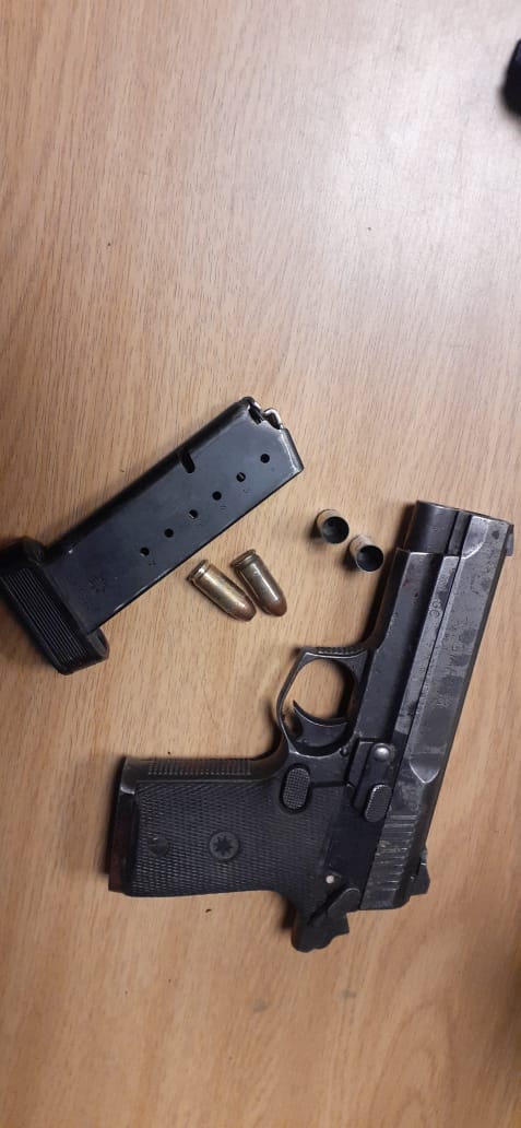 Husband arrested for possession of unlicensed firearm and ammunition