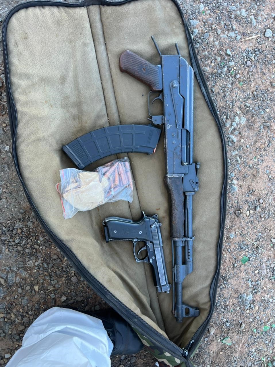 Firearms recovered in Mid-Illovo