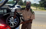 Praise for security officer after helping lady driver with a tyre change