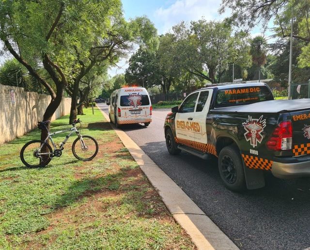 Cyclist injured after losing control of his bicycle in Eldoraigne