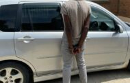 A suspect arrested in Thabong with a vehicle stolen at Ficksburg