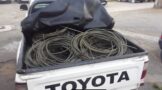 Three suspects arrested in possession of stolen copper cable