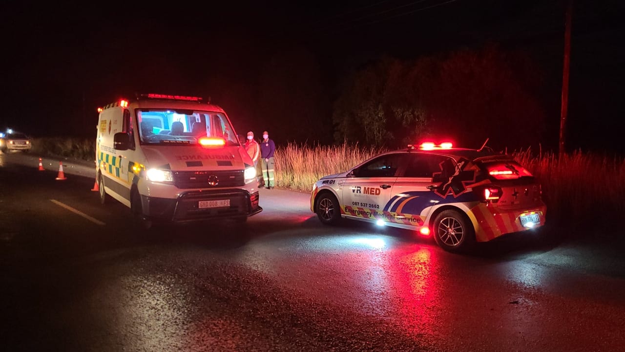 Fatal pedestrian crash on the R64 near Bloemfontein