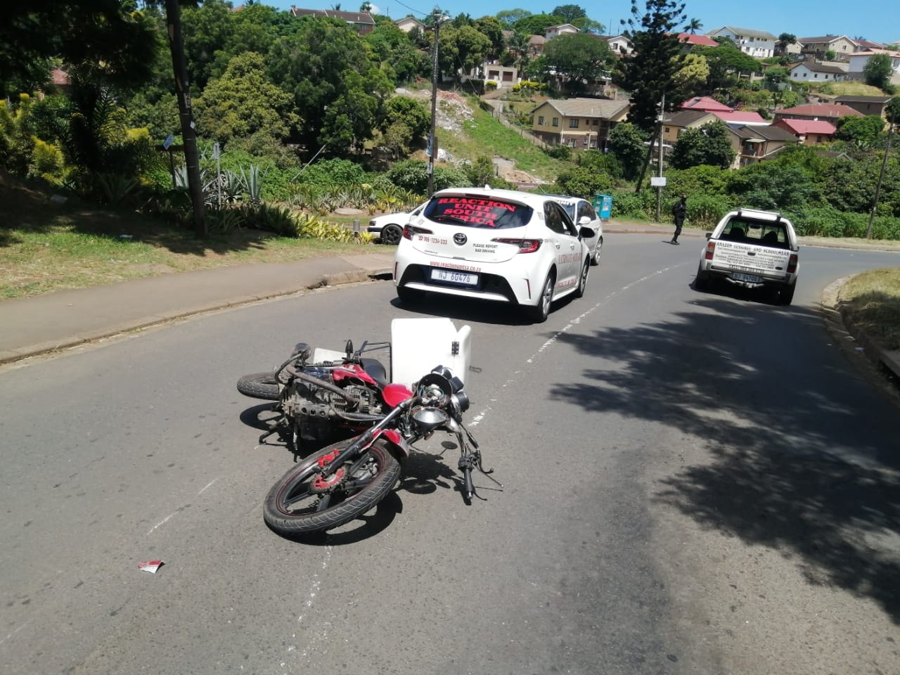 Motorcyclist Knocked Down: Everest Heights - KZN