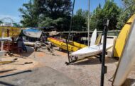 Man arrested for possession of suspected stolen boats and trailers.