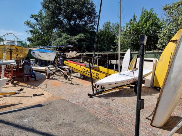 Man arrested for possession of suspected stolen boats and trailers.