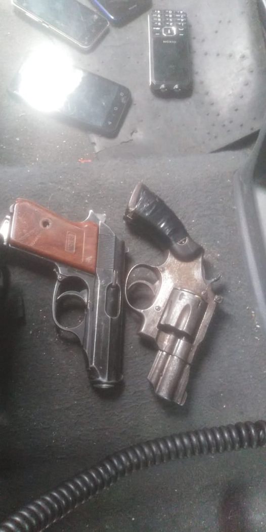 Suspect arrested for possession of prohibited firearm, ammunition, hijacked vehicle, reckless and negligent driving and attack on police