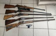 Suspect arrested for possession of unlawful firearms and ammunition