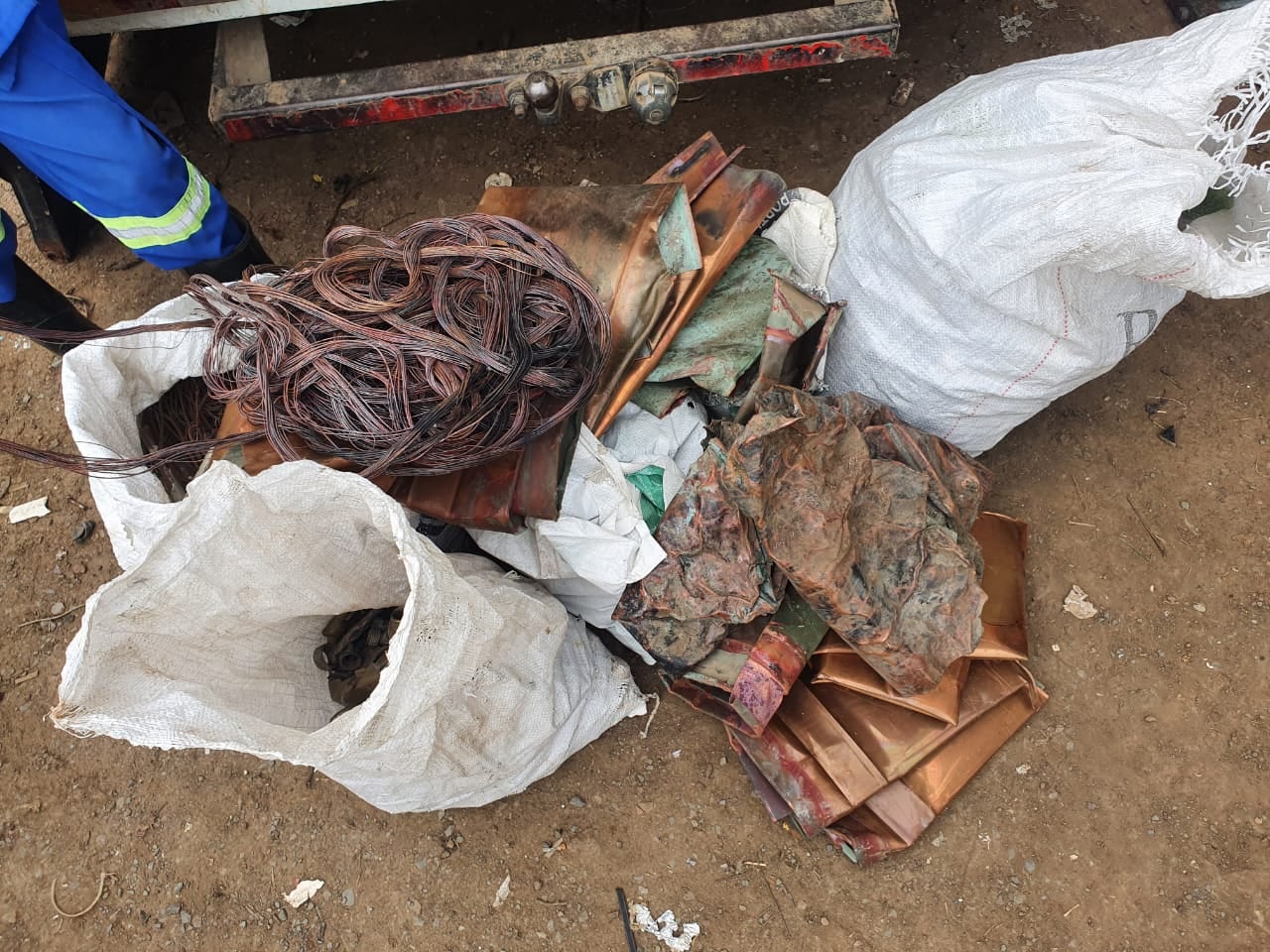 59-Year-old nabbed with 120 kilograms of illegal copper
