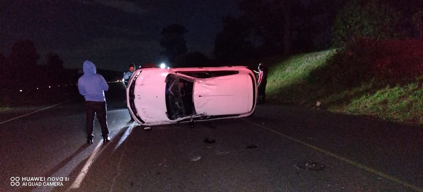 One Injured After Vehicle Overturns: King Shaka International Airport - KZN