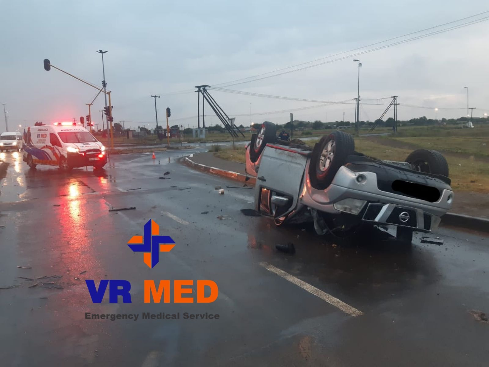 Multiple road crashes reported in a wet Bloemfontein