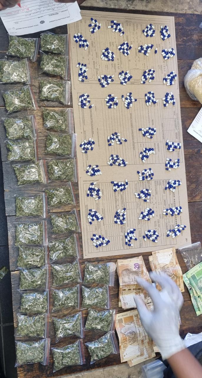 Drugs and a firearm seized during police operation