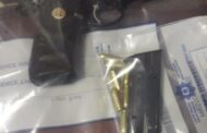 Police disarm and arrest suspect in possession of an unlicensed firearm and ammunition