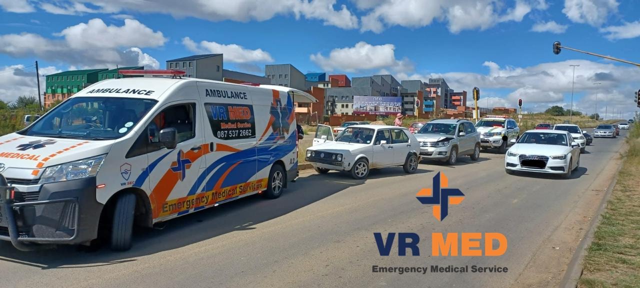 Driver treated after medical emergency in Bloemfontein