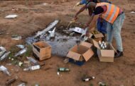 A joint operation leads to the seizure of fake liquor, shoes and clothing in Bultfontein
