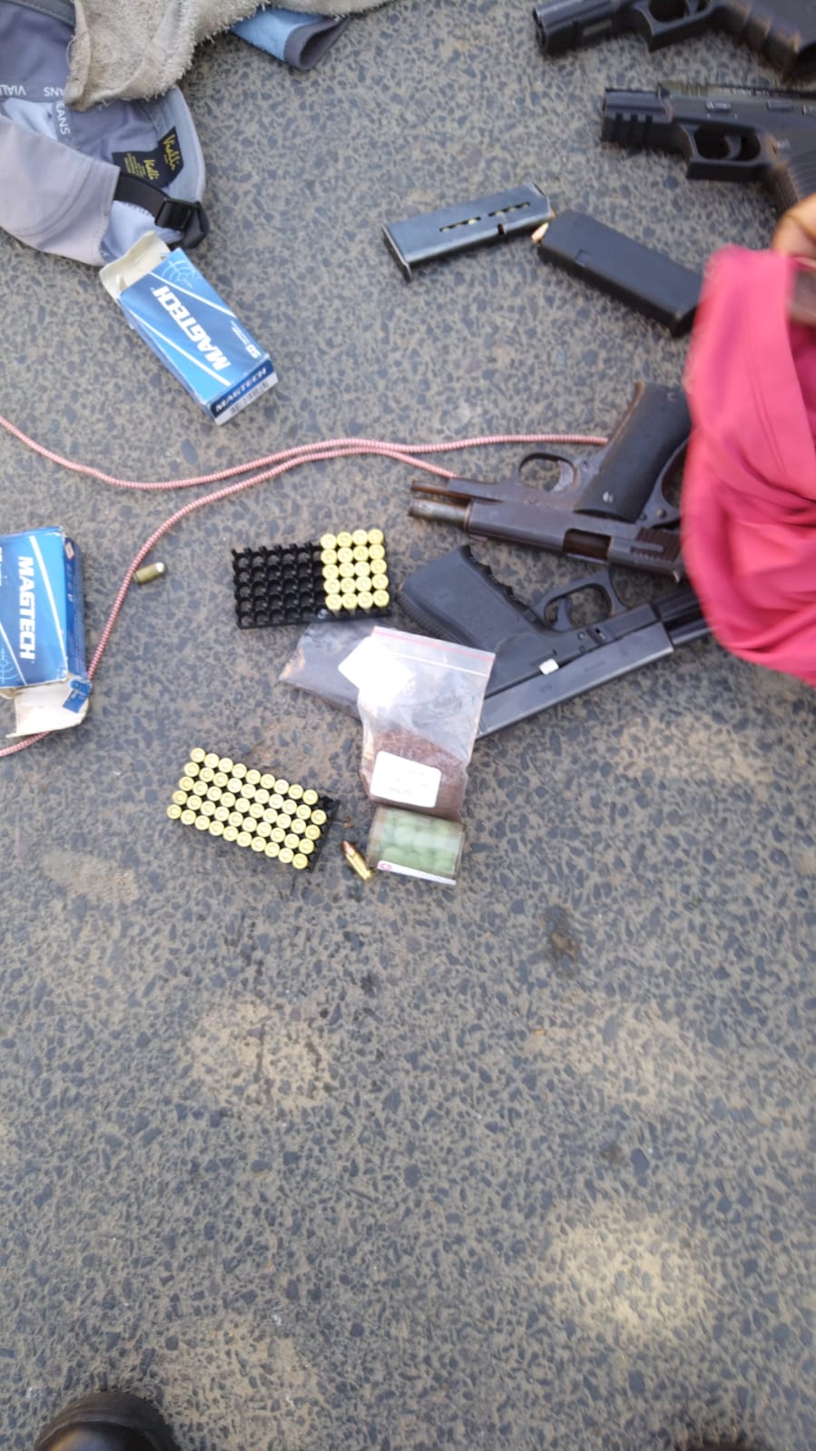 Two men arrested after four firearms were seized in Umlazi
