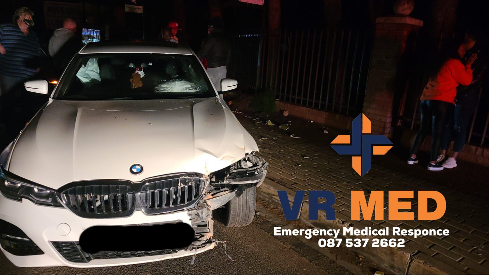 Single-vehicle collision in Bloemfontein
