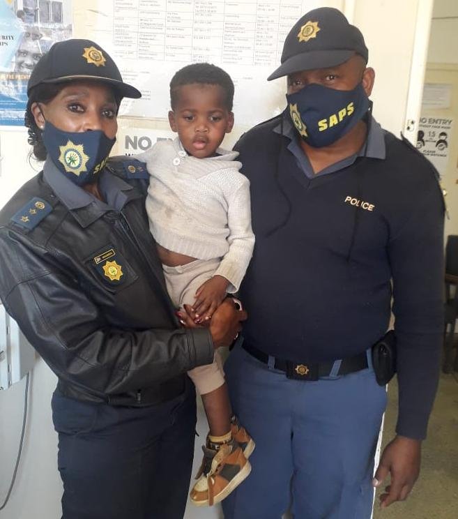 Parents sought after a child was found lost in Kutloanong
