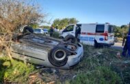 Vehicle rollover crash at St Lucia.