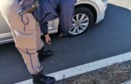 JMPD assisted United Nations Ambassador for Safety, Peace and Security in changing a flat tyre