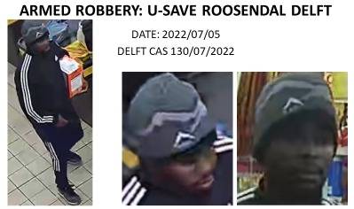 Delft police needs the assistance of public to trace six suspects for a business robbery