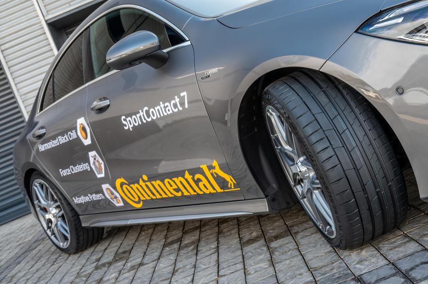 Continental’s SportContact 7 designed for safe handling on both wet and dry roads