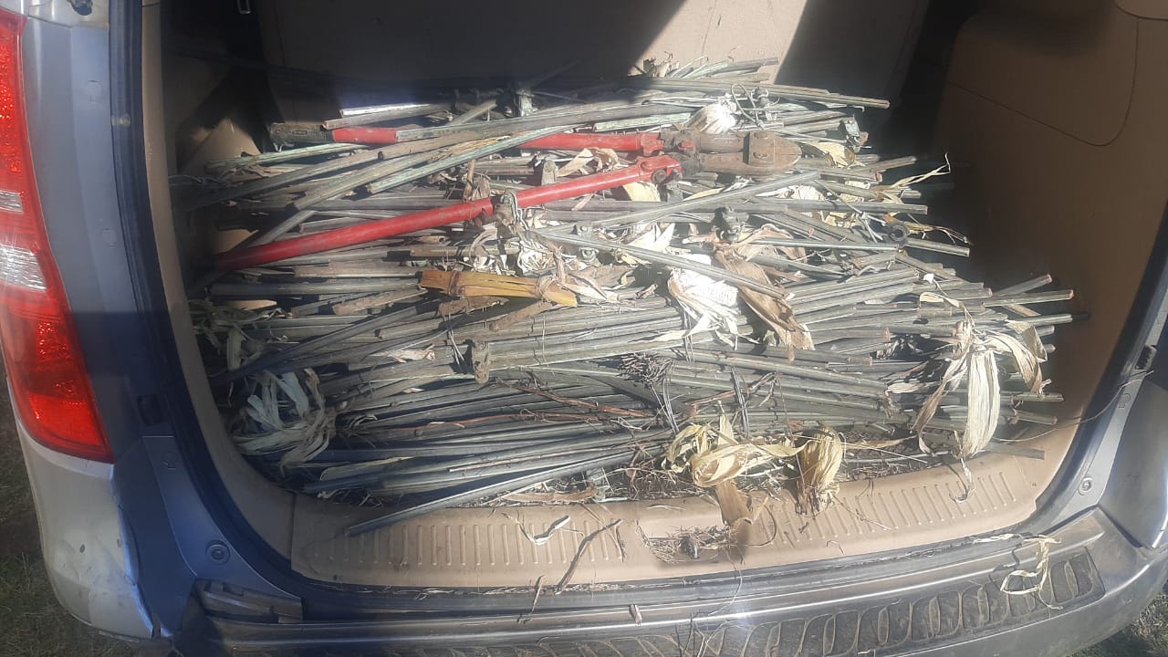Four arrested for possession of stolen copper cables with a street value of R400 000-00