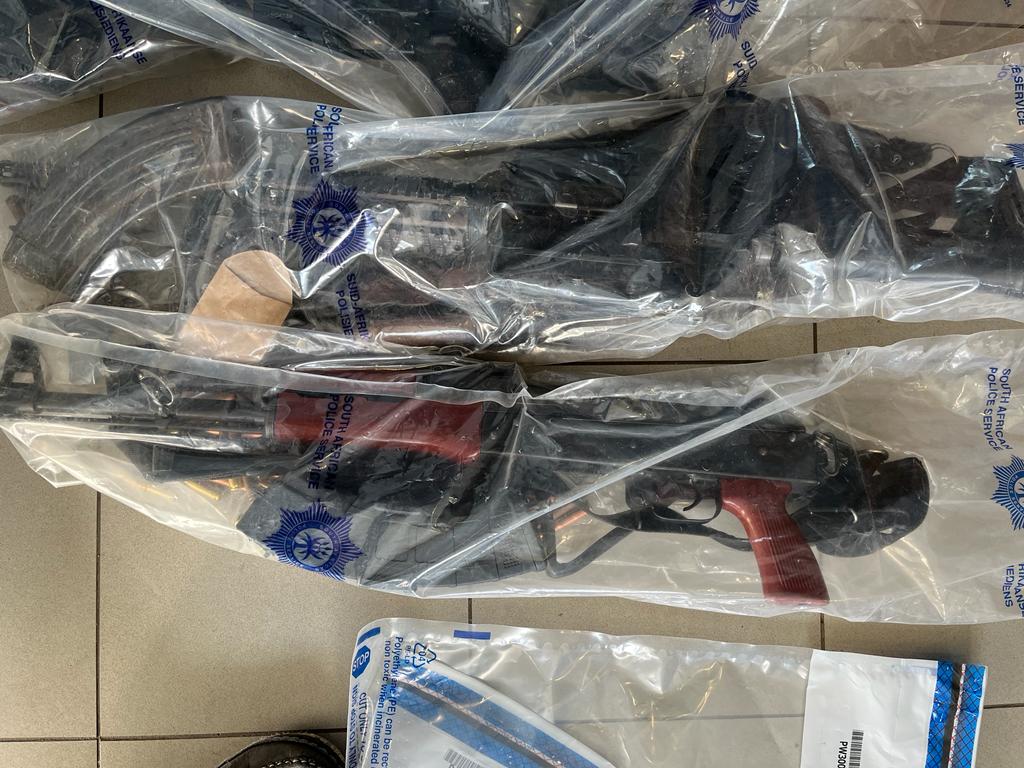 Eleven firearms seized following shoot-out