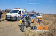 Motorbike collision on the Maselspoort gravel road between Glen and Maselspoort about 30km outside of Bloemfontein.