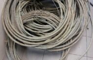 Suspect in custody for possession of stolen copper cables