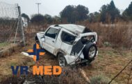 Vehicle rollover on the Abrahamskraal road in Bainsvlei