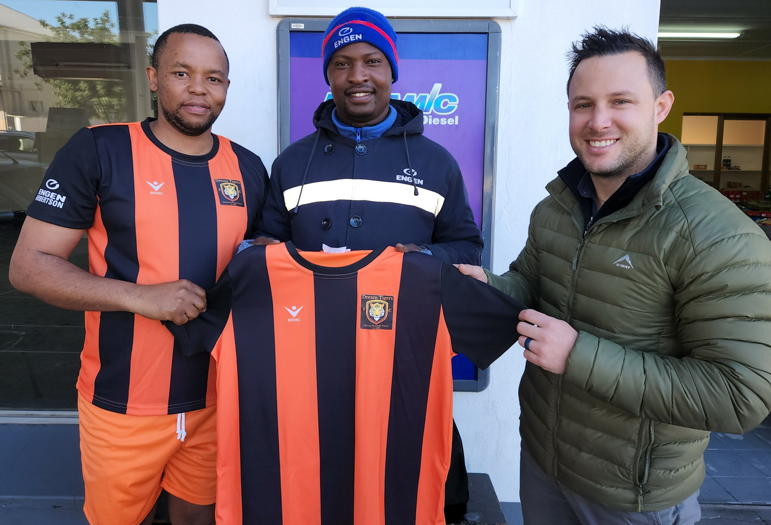 Engen gives Dream Tigers FC a helping hand