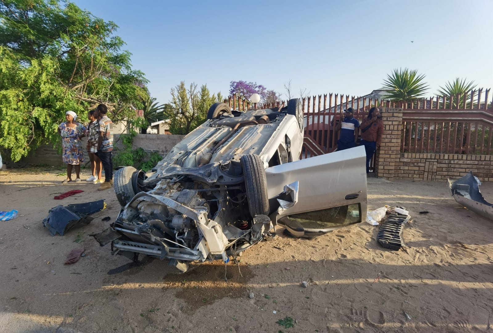 Vehicle rollover crash in Seshego.